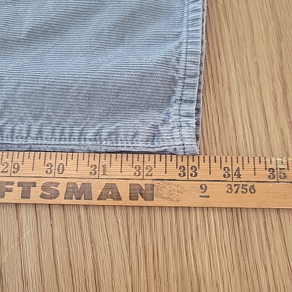 J.CREW Corduroy Pants Men's Slim Straight Gray Size‎ 32x34 Cotton - Picture 8 of 10